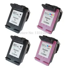 4pk для hp 901 xl картридж для hp901 901xl для hp officejet 4500 j4530 j4500 j4550 j4540 j4580 j4640 j4585 j4660 J4680