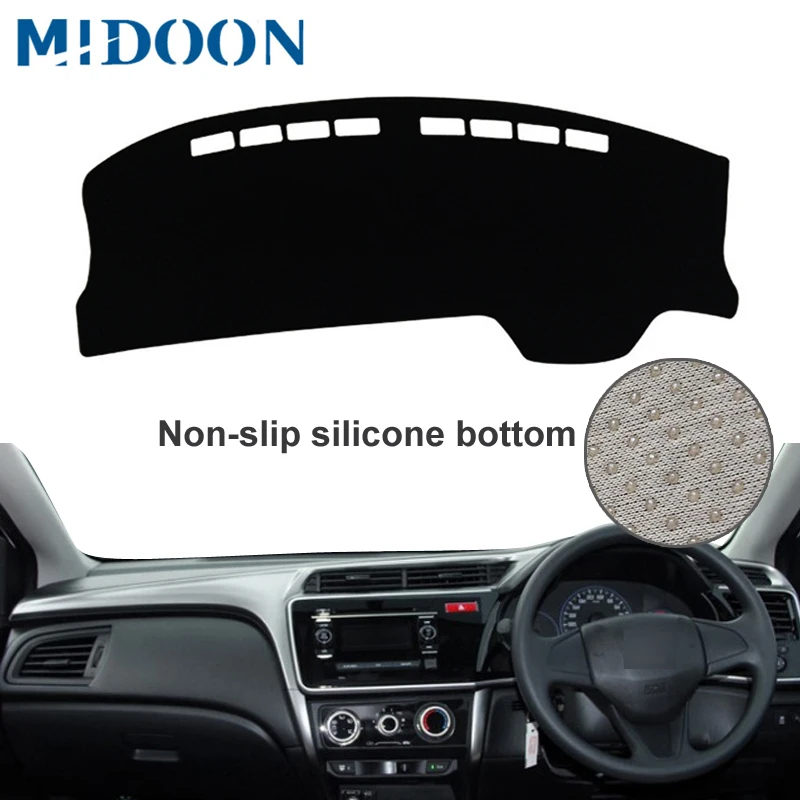 

For Honda city Grace 2014 2015 2016 2017 2018 2019 Car Styling Covers Dashmat Dash Mat Sun Shade Dashboard Cover Capter RHD
