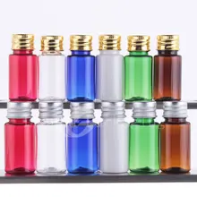 10 мл 15 мл 20 мл Прозрачный пустой маленький образец косметики бутылки алюминиевый винт шапки Отель Путешествия Размер контейнеры для масла, прозрачные флаконы