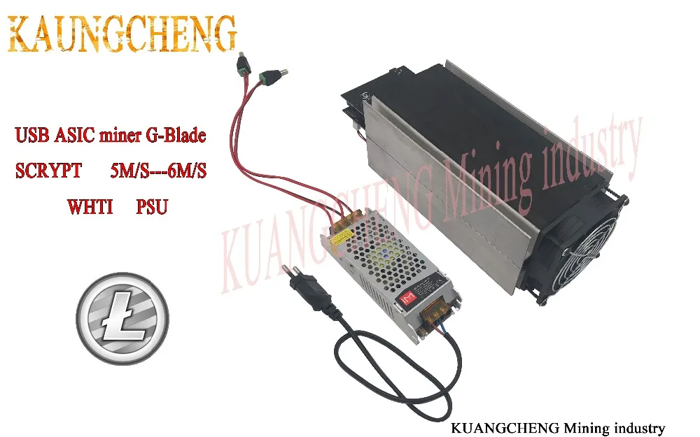 KUANGCHENG Mining industry Ltc miner Gridseed Blade G-Blade Scrypt Litecoin ASIC Miner 5.2~6Mh/s asic miner litecoin miner +PSu