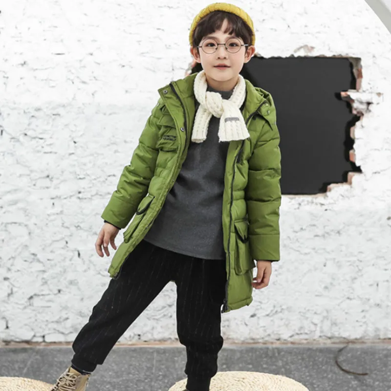 

Children Winter Jacket for Boy -30 Degree 2019 Kids Thick Warm Duck Down Jackets Boys Girl Clothes Children Parka Outerwear Coat