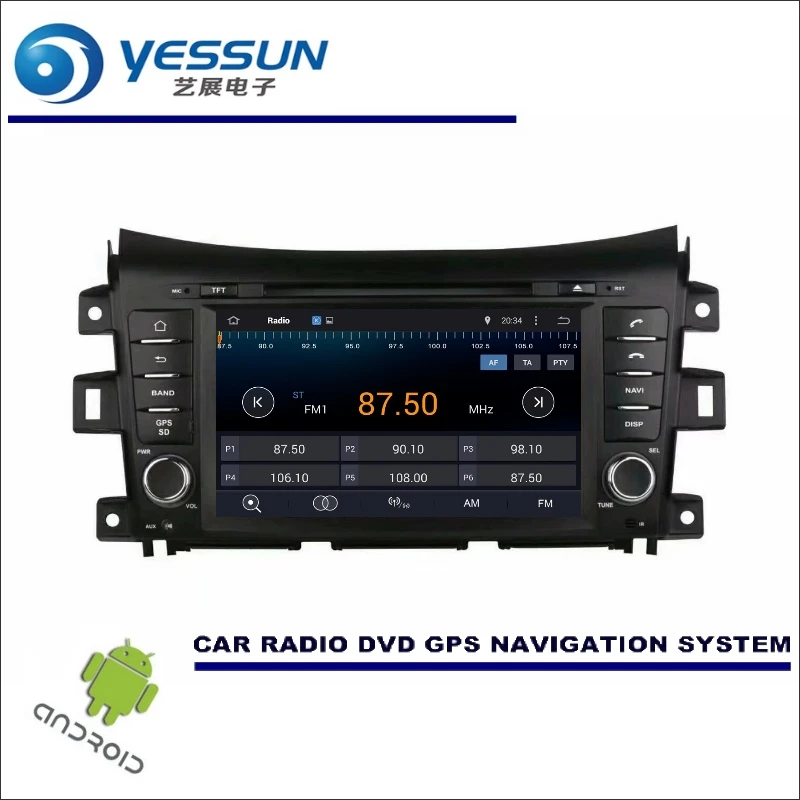 Excellent YESSUN For Nissan Navara / NP300 2014~2016 CD DVD GPS Player Navi Radio Stereo Screen Car Multimedia Navigation Android 1