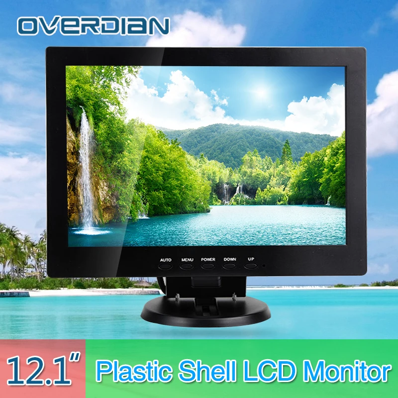 12 дюймов/12 1 &quotVGA/DVI разъем монитора 1280*800 песня машина кассовый аппарат квадратный