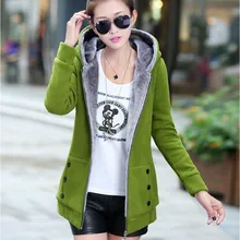 Весенние осенние куртки женские повседневные толстовки с капюшоном; пальто спортивная одежда из хлопка пальто с капюшоном теплые куртки размера плюс M-3XL