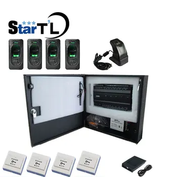 

Inbio460 fingeprint & Rfid card access control panel Four Door Access Access System+FR1200 fingerprint Reader+zk4500 Scanner