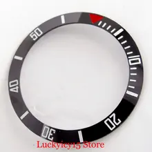 Новое высокое качество 38 мм черный БЕЗЕЛЬ для наручных часов кольцевая вставка подходит 40 мм автоматический сварочный аппарат Для мужчин, мужские часы