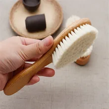 Новая кисть для бритья с длинной ручкой 1 шт. Мужская щетка для бороды Solidwood щетка из голландсокого дерева расческа для усов 0423#30