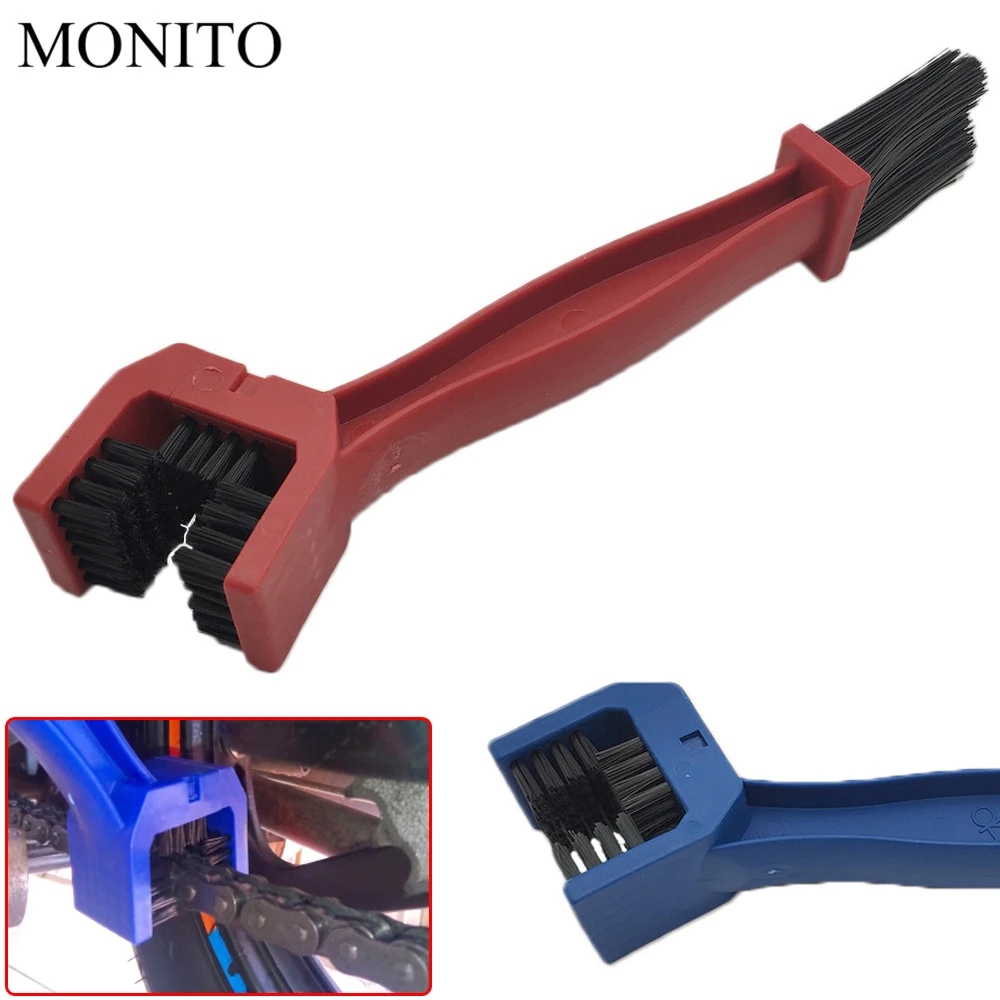 

Motorcycle Chain Maintenance Cleaning Brush Cycle Cleaner Tool For Triumrh Daytona 600/650/675/955i SPEED FOUR TRIPLE Blue/RED