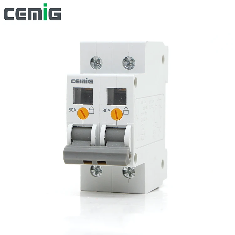 Cemig миниатюрный изолятор выключатель SMGG1 100/2 P AC230/400 V 50/60Hz 32A 63A 80A 100A|Автоматические
