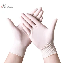 OYOURLIFE 10 шт./компл. латексные перчатки для дома высокие эластичные противоскользящие противокислотные щелочи эксперимент перчатки домашние резиновые перчатки для уборки перчатки