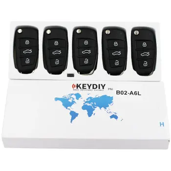 

KD-B02 A6L Universal Remote Control For KD900/KD900+/URG200 Remote Key Programmer For Audi Style 5pcs/lot