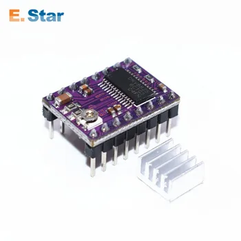 

Free shipping 10pcs/lot 3D Printer Stepstick Drv8825 Stepper Motor Driver Reprap 4 PCB Board A01