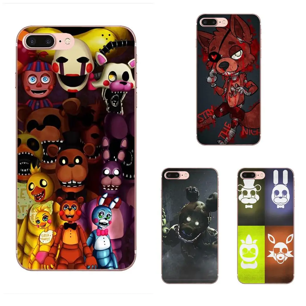 Для Apple iPhone X XS Max XR 4 4S 5 5C 5S SE 6 6S 7 8 Plus Fundas чехол для телефона мягкий Five Nights At Freddys |