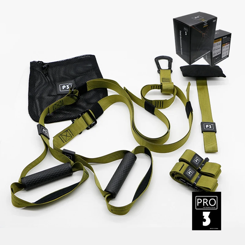 

Resistance Bands Crossfit Suspension Trainer Hanging Training Straps Workout Sport Home Gym Equipment Spring Exerciser pro