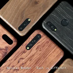 На Алиэкспресс купить чехол для смартфона natural wooden phone case for huawei p20 & p20 pro/p20pro & p20 lite/nova3e case cover walnut/rosewood/black ice wood/ shell