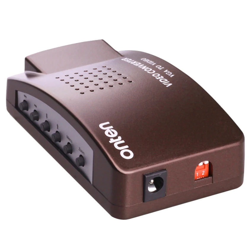 

Video Converter VGA to AV S-video Adapter Digital Box for Video Monitor PC Laptop Connected to TV AV Sitch Adapter