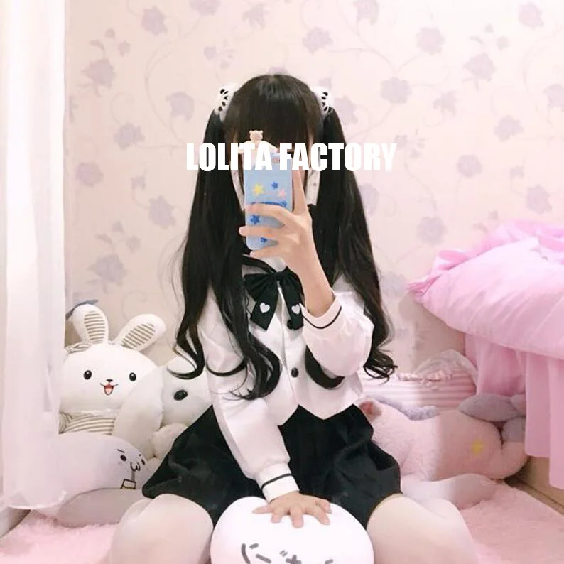 Японский костюм PANDA HEAR JK для колледжа Мягкая юбка сестер моряка Кансай школьная