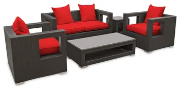 

All Weather Garden Furniture Outdoor Wicker Patio 5-Piece Sofa Set