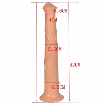New long horse dildo huge big animal dildo animal soft dildos suction cup sextoy femme large sexe toy femme sex toys for woman 2