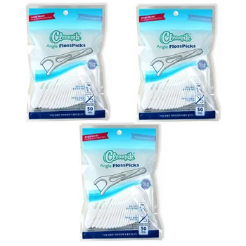 

Dental Floss Toothpick 50 / bag *3 ultrafine line Y-shaped Free shipping Clean teeth residue