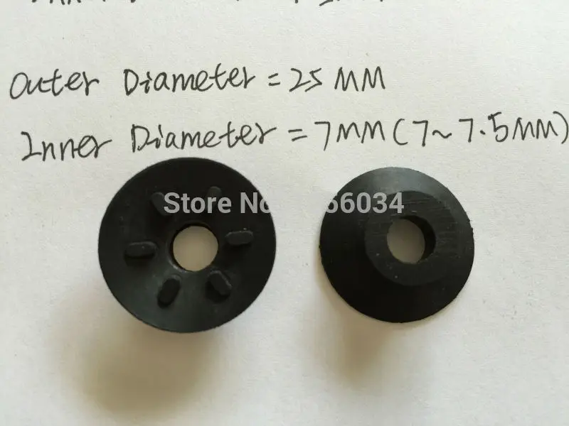 

50 pieces black rubber sucker for printer machine, offset printing sucker