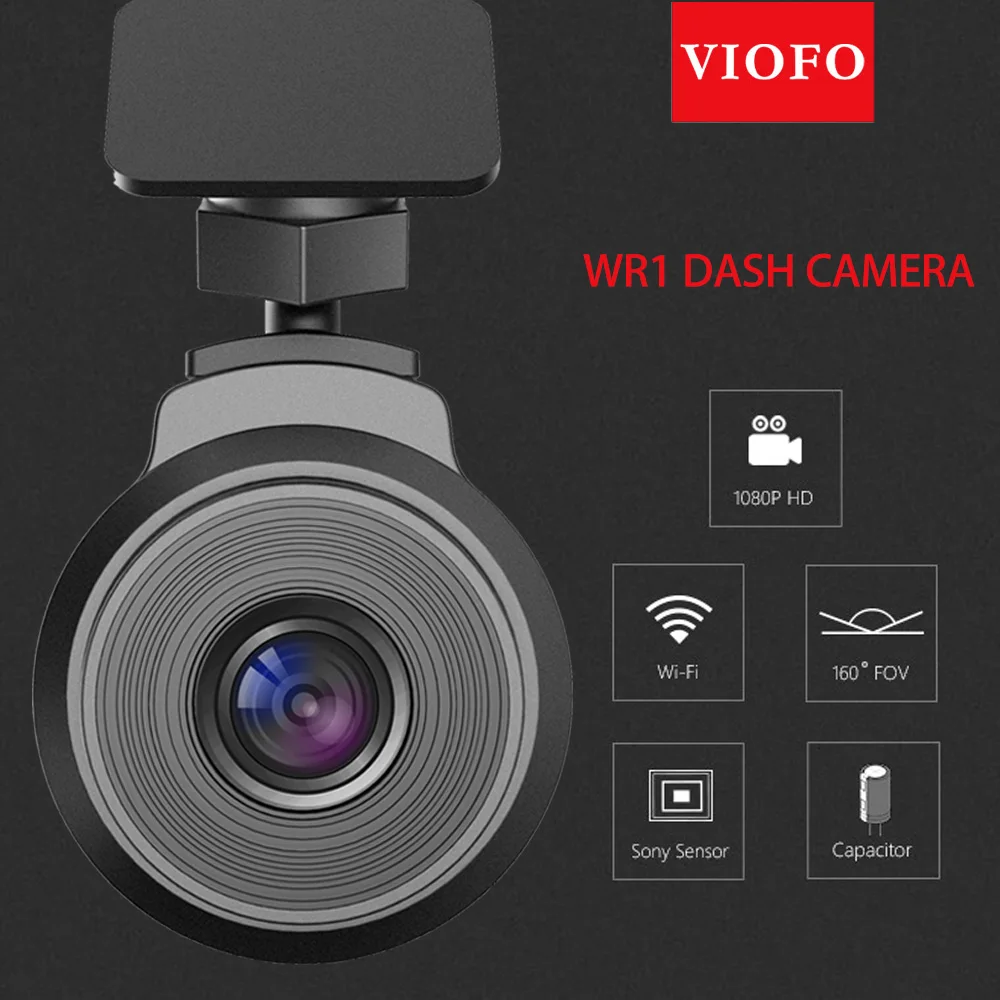 Viofo WR1 конденсатор Wi-Fi Full HD 1080 P автомобиль тире Камера DVR Регистраторы НОВАТЭК Чип 160 градусов С Задействованная запись Функция