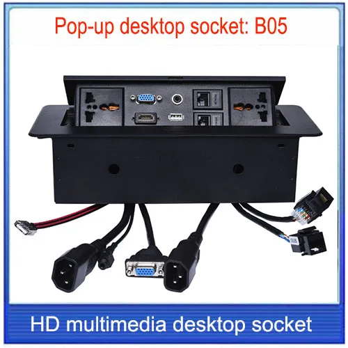 Универсальная настольная розетка/Скрытая/VGA аудио 3 5 мм HD HDMI USB сеть