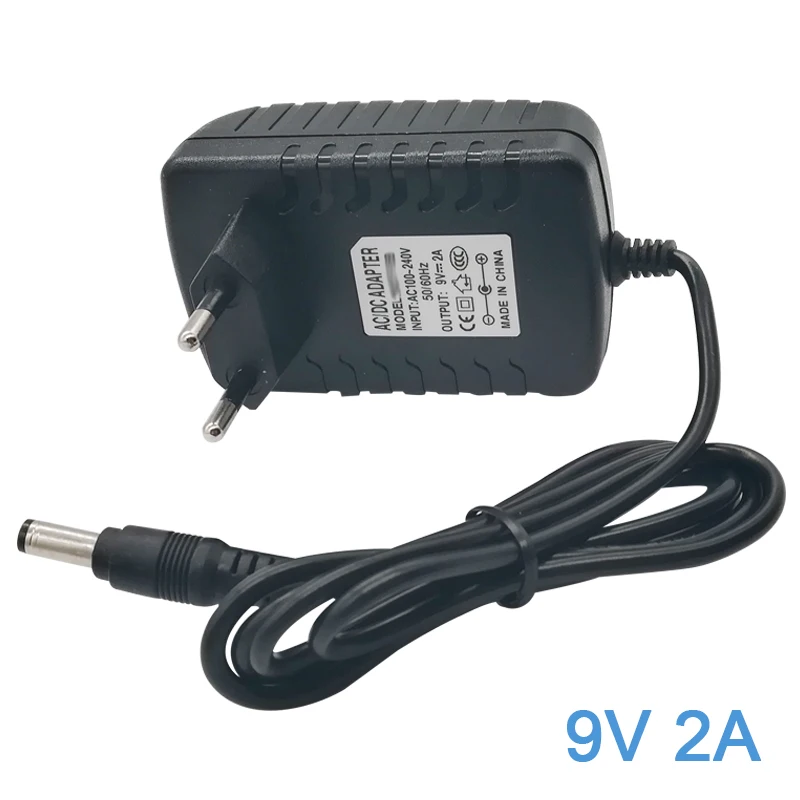

Power Supply 9V 2A 18W Charger AC DC Adapter for Arduino UNO R3 Crosley Cruiser Portable Turntable Record Player 5.5mm x 2.1mm