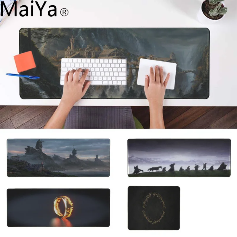 

MaiYa Boy Gift Pad Lord of the Rings Beautiful Anime Mouse Mat Durable Rubber Mouse Mat Pad