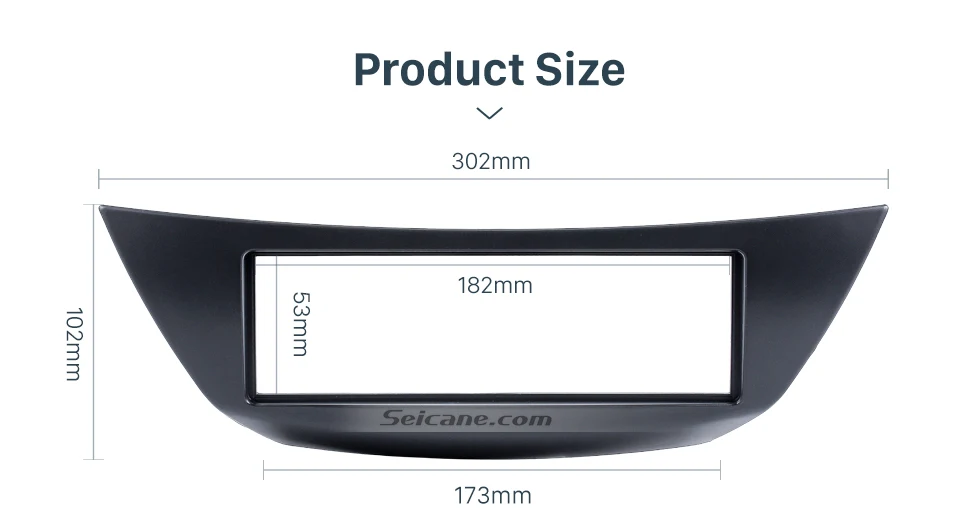Seicane 182*53 мм один Din автомобильный радиорамка для 2007+ RENAULT LAGUNA стерео dvd-плеер установка окруженная отделка панель комплект