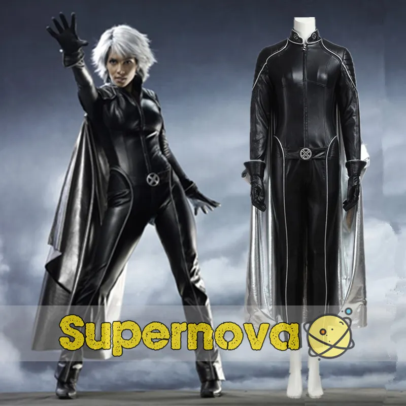 X Men Storm Cosplay Costume X Men Storm Ororo Munroe Jumpsuits Adult Women Halloween Costume