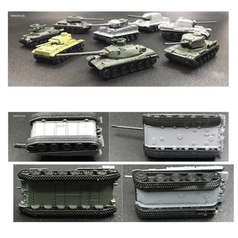 Восемь танков, 1:144 масштаб, 4D пластиковый сборный танк, наборы, антистресс, сборная военная модель, игрушки для мальчика, подарок A317