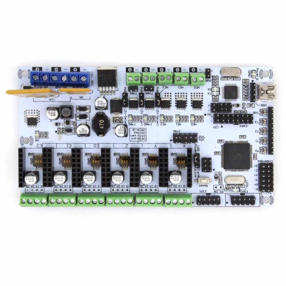 

BIQU Rumba For 3D printer motherboard rumba MPU / 3D printer accessories RUMBA optimized version control Board