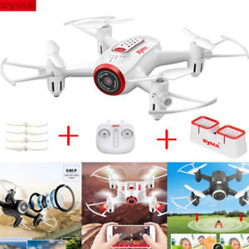 Радиоуправляемый Дрон Квадрокоптер Syma X22W WiFi Пульт дистанционного управления