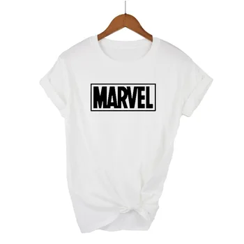 

New Fashion 2018 MARVEL t-Shirt woman cotton short sleeves Casual male tshirt marvel t shirts tops tees plus size