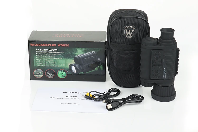 ZIYOUHU WG 650 HD 6X50 инфракрасное цифровое устройство ночного видения Тактический ИК