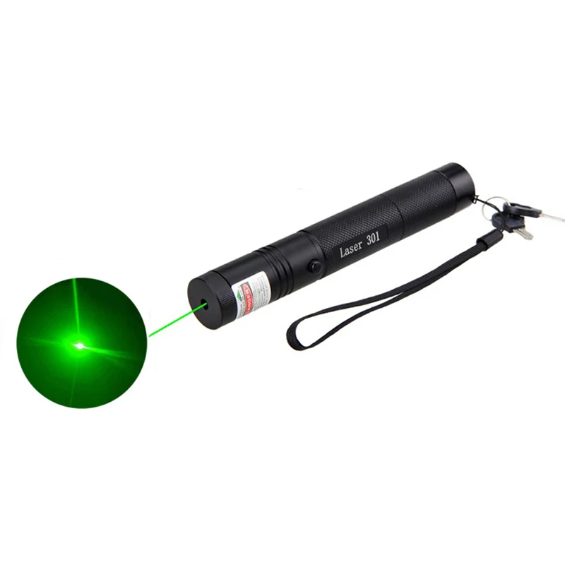 Лазерная ручка с регулируемым фокусом зеленая/красная/фиолетовая лазерная указка охотничий лазерный Диаметр Видимый луч без батареи - Цвет: Зеленый