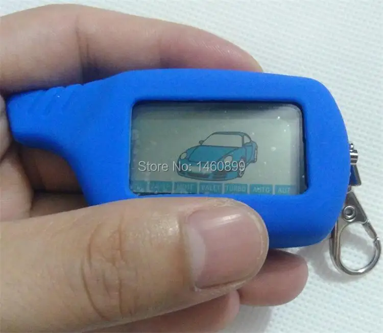 imágenes para B6 LCD de Control Remoto Llavero con LOGO + Llave de Silicona caso de La Cubierta Protectora para Ruso Starline Coche Sistema de Alarma de Dos Vías B6 imágenes para B6 LCD de Control Remoto Llavero con LOGO + Llave de Silicona caso de La Cubierta Protectora para Ruso Starline Coche Sistema de Alarma de Dos Vías B6