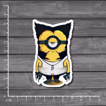 

Wolverine Minions Laptop Notebook Skin Stationery Stickers Snowboard Decor Car Styling Decal kid Toy Suitcase Stickers[Single]
