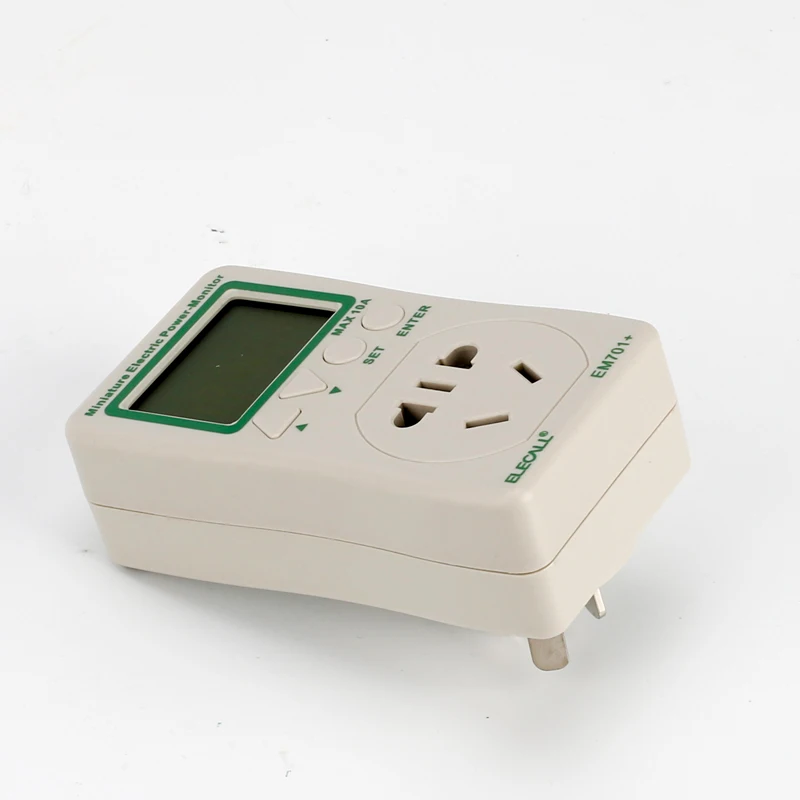 ELECALL EM701 + ЖК цифровой измеритель энергии ватт ампер Частотный монитор мощности