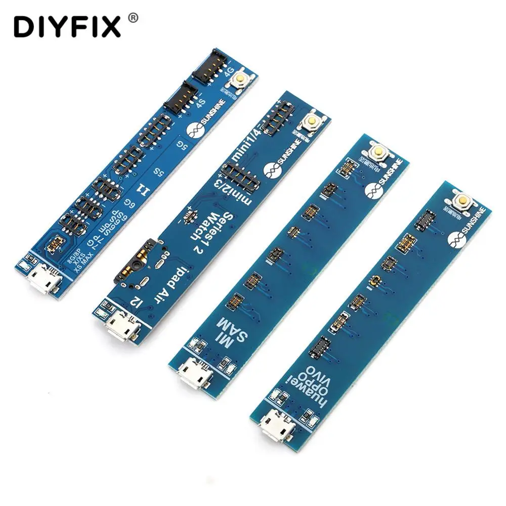 Цена DIYFIX Универсальный телефон батарея Быстрая зарядка и активация доска для iPhone samsung для Китай смартфон Ремонт набор инструментов