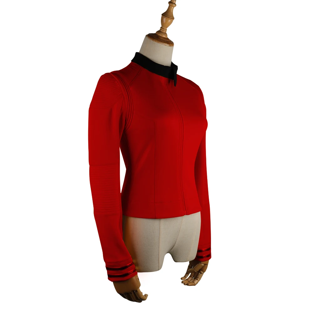Женский костюм Звездного флота с значком для косплея взрослых|Костюмы из фильмов