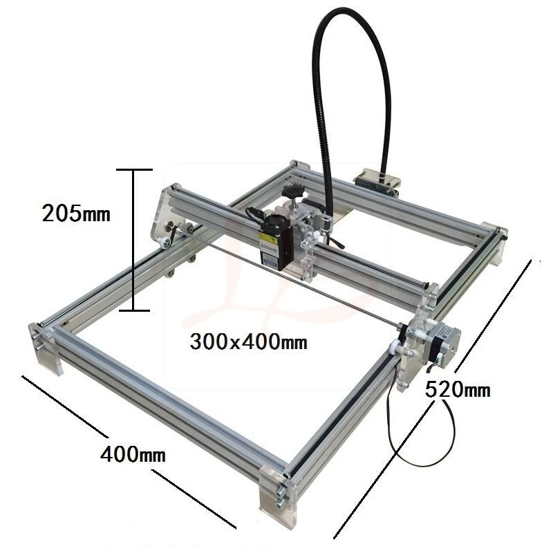 

CNC 3040 Blue Violet metal Laser Engraving Machine IC Marking Printer 30*40cm