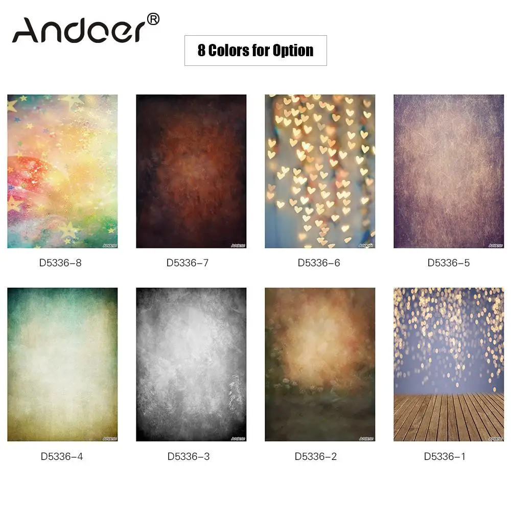 

Andoer Photography Background 1.5*2.1m/5 * 7ft Glitter Spot Wood Floor Backdrop for DSLR Camera Photo Studio Video Weeding Decor