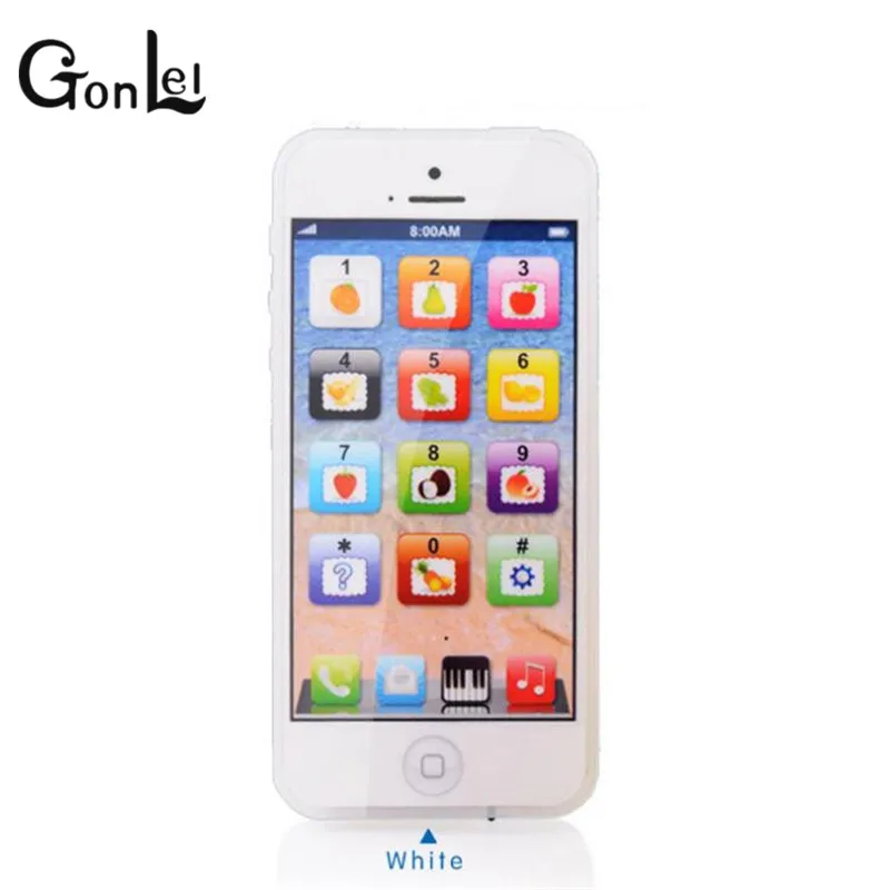 

Cellphone with LED Y-phone English Learning Mobile Phone Baby Mobile Early Educational Learning Toys Electronic Phone ZB-G396-7