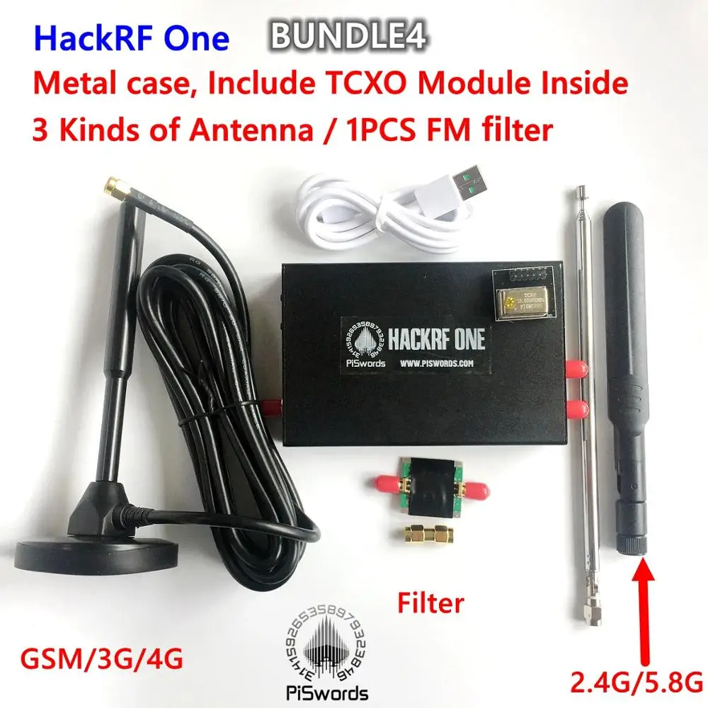 HackRF One SDR программно определяемое радио 1 МГц до 6 ГГц материнская плата набор для