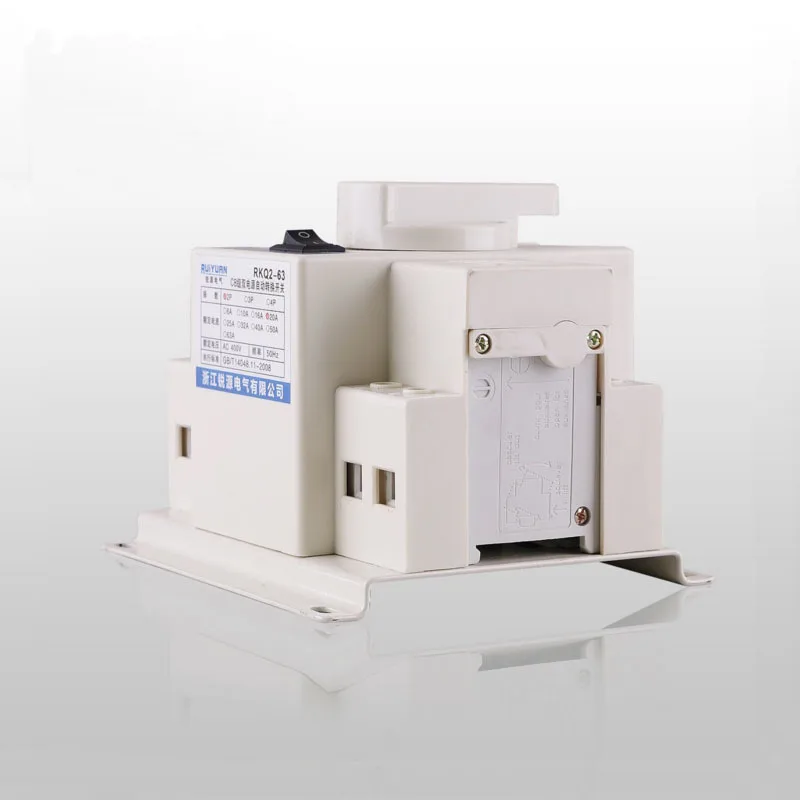 Автоматический мини выключатель источника питания 2P 63a|circuit breaker|automatic transferswitch