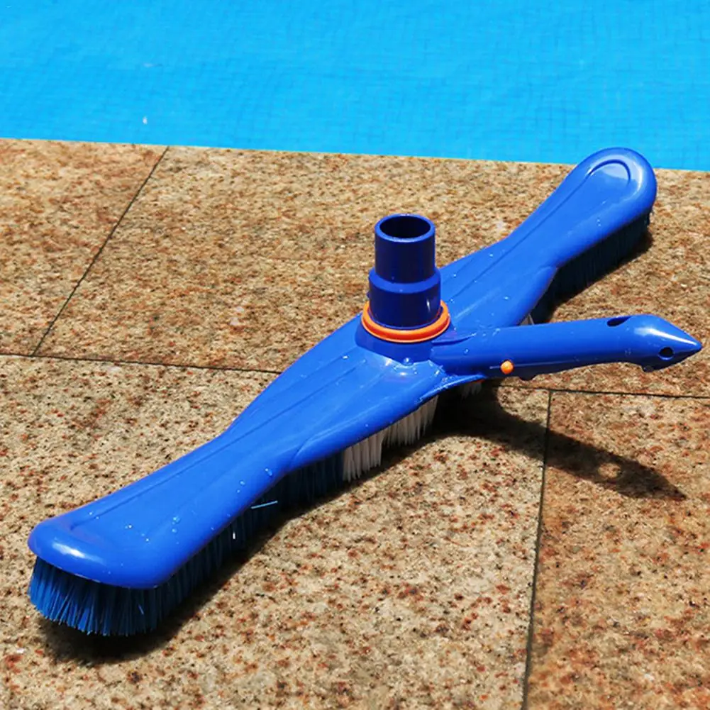 

Swimming Pool Cleaning Brush Head Vacuum Head Cleaner Sewage Suction Pool Accessories Walls Tiles Floors Sleek Strong Bristles