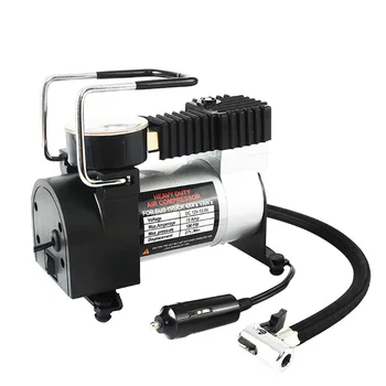 

100PSI 12V Super Flow Air Compressor Tyre Inflator Car Air Pump Vehicle Pump Electric Pressure Gauge