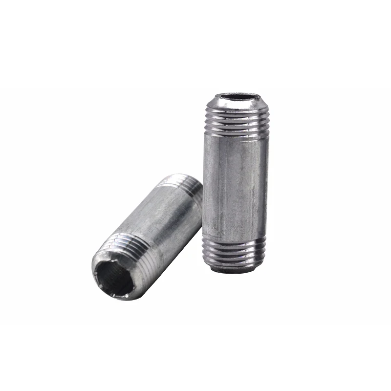 10 шт./лот G1/2 &quotстальные двойные мужские нитки оцинкованные трубы DIY бутылки